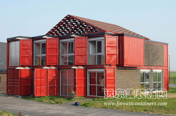法國建筑師Patrick partouche,集裝箱豪華別墅,住人集裝箱活動房屋,二手集裝箱貨柜