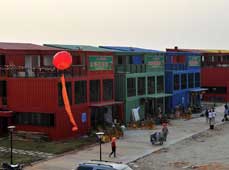 集裝箱海鮮大排檔餐廳亮相廈門美食節