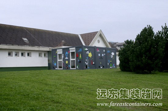 Temporary Kindergarten Ajda,住人集裝箱活動房屋,二手集裝箱貨柜