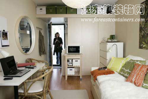 宜家住人集裝箱活動房屋式學生公寓，二手集裝箱(貨柜)