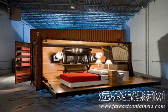 Adam Kalkin 設計的 Push Button House,集裝箱房屋,集裝箱建筑,集裝箱住宅,集裝箱活動房,住人集裝箱