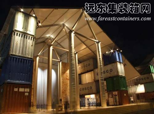 坂茂設計的紐約 Nomadic Museum,集裝箱房屋,集裝箱建筑,集裝箱住宅,集裝箱活動房,住人集裝箱