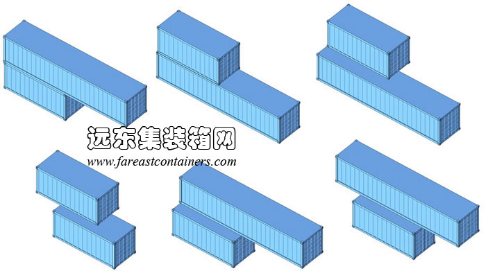 上下箱體平行錯開放置演變的組合方式,集裝箱房屋,集裝箱活動房,住人集裝箱,集裝箱住宅,集裝箱建筑