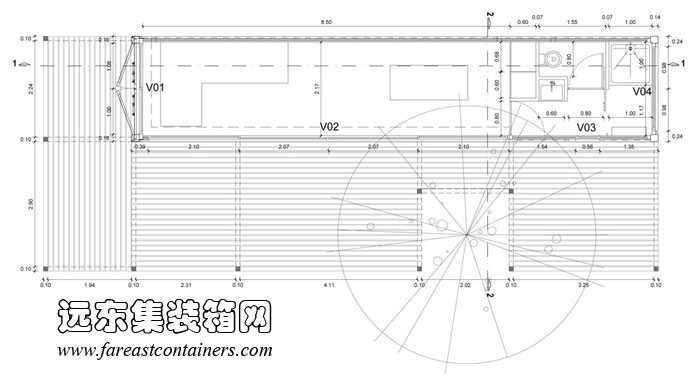 集裝箱別墅平面設計圖