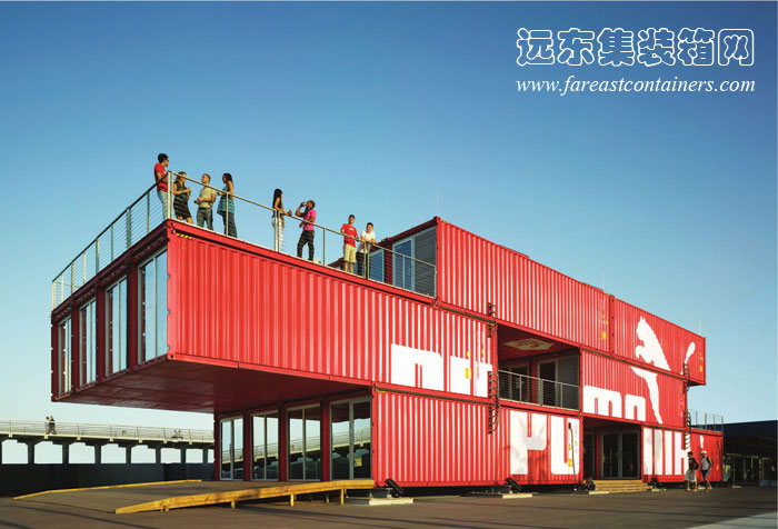 商業集裝箱建筑：彪馬城的整體外觀